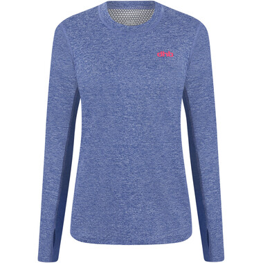T-Shirt DHB AERON THERMAL CREW NECK Donna Maniche Lunghe Blu 0